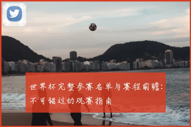 世界杯完整参赛名单与赛程前瞻：不可错过的观赛指南